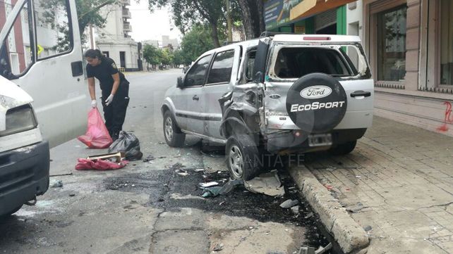 Cuádruple choque en Candioti Sur: uno de los vehículos trasladaba residuos patológicos