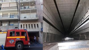 En el accidente intervinieron bomberos voluntarios de la ciudad.