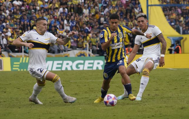 Central ante Boca, fue 2 a 2 en el Gigante.
