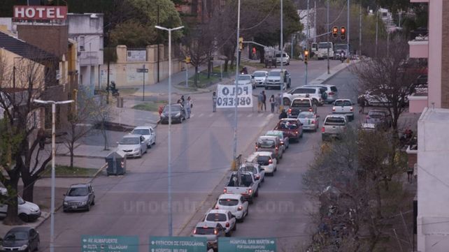 El Polo Obrero corta Cinco Esquinas en Paraná
