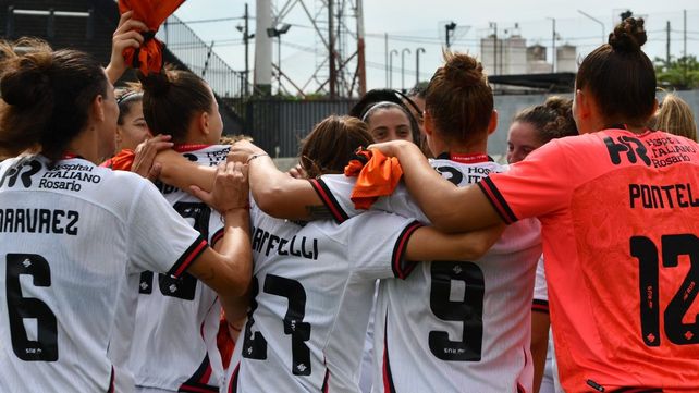El festejo de las chicas de Newells