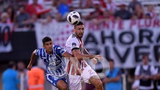 River reaccionó a tiempo para llegar al empate ante Godoy Cruz