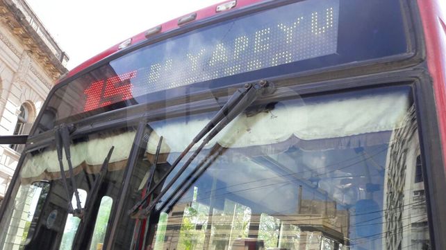 Un automovilista y un colectivero tuvieron una áspera discusión tras un accidente