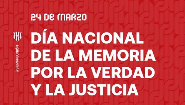 Unión se pronunció en redes sociales por Memoria, Verdad y Justicia Unión se pronunció en redes sociales por Memoria, Verdad y Justicia