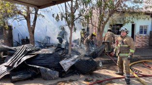 Un joven fue hospitalizado tras sufrir quemaduras en un incendio en Concordia
