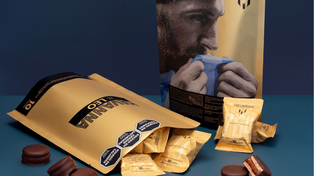 Así es el alfajor de Lionel Messi que ya se vende en Argentina