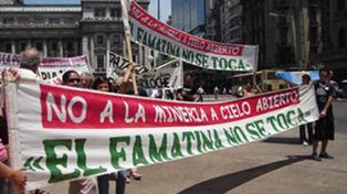 Anuncian nueva marcha en Famatina contra el proyecto minero