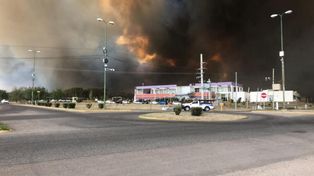 Los incendios obligaron a evacuar un hospital de niños
