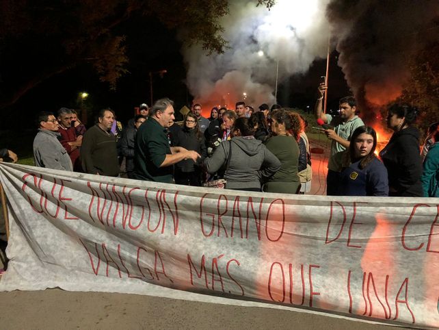 La protesta de los vecinos 