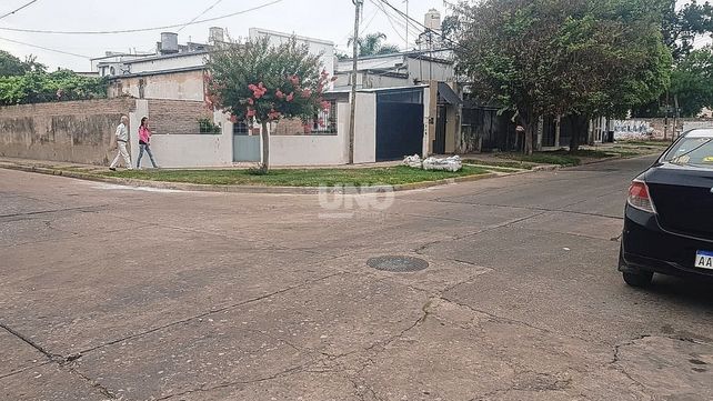 La esquina de San Lorenzo y Maipú donde la mujer fue asaltada