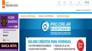 El banco hipotecario atendió varias consultas