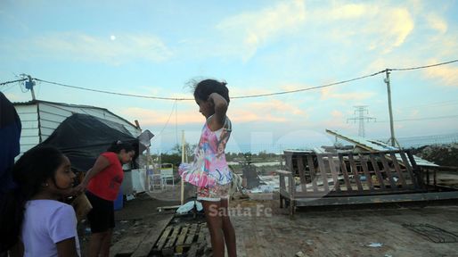 Luego del temporal, hay 17 familias evacuadas