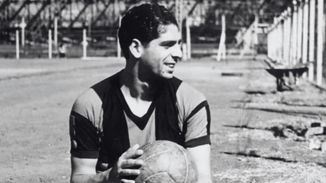 Rinaldo Martino, surgido del club Belgrano de Rosario, integró el Terceto de Oro junto a Farro y Pontoni.