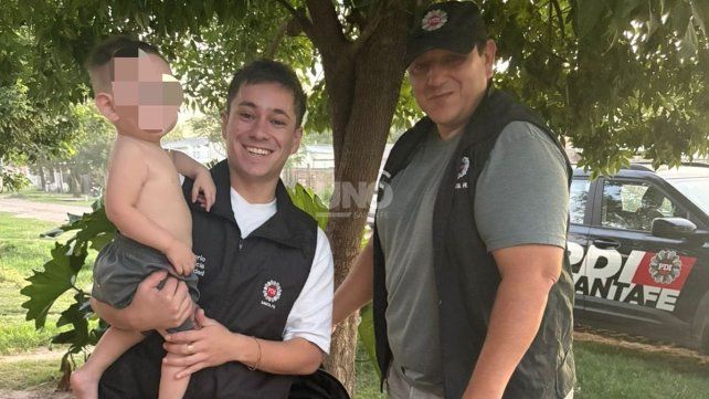 Los integrantes de la Policía de investigaciones que le salvaron la vida al bebé en Reconquista