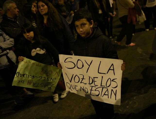 La multitudinaria movilización en reclamo de seguridad y justicia se hizo escuchar en Rosario