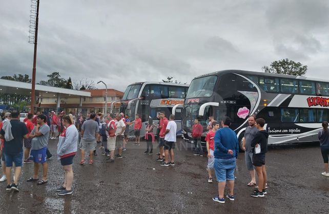 Los hinchas de Unión empiezan a copar Brasil a la espera del duelo ante Atlético Mineiro