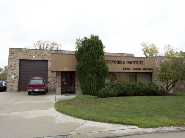 Criopreservación. El instituto Cryonics con sede en Michigan (EEUU)