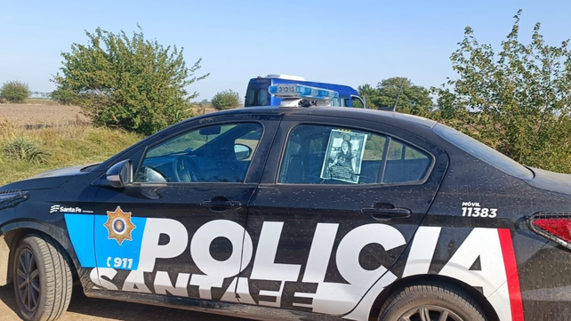 El cuerpo de Sofía Delgado fue hallado en un camino rural de Ricardone.  Foto: Maxi Klanjscek