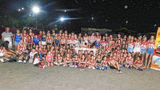 Las diferentes categorías del hockey de Unión de Santa Fe fue presentado en el sector de las canchas sintéticas.