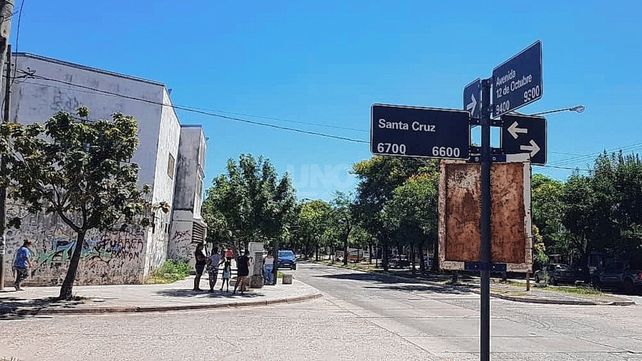 El lugar donde sucedió el homicidio en barrio Yapeyú