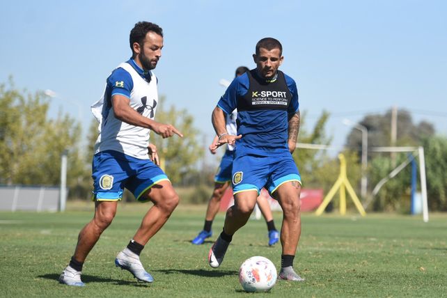 Gamba y Vecchio, dos de los jugadores de Central que dieron positivo.