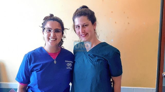 Residencia terapia intensiva pediátrica. Josefina y Vanina.