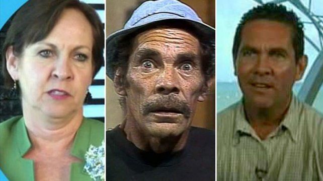 Los hijos de Don Ramón, muy enojados con Doña Florinda