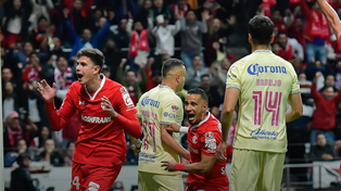 Toluca venció a América en la ida de la semifinal de la Liga de México
