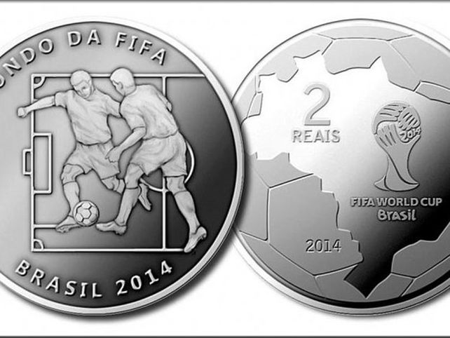 Brasil agota en un día monedas conmemorativas del Mundial