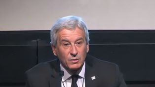 Bertoni, titular del Instituto Nacional del Agua (INA).