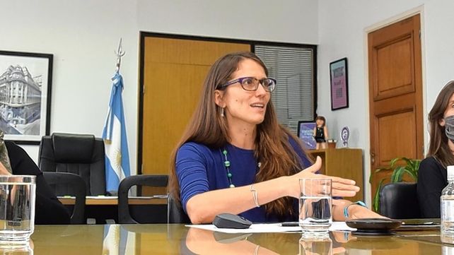 La ministra de las Mujeres