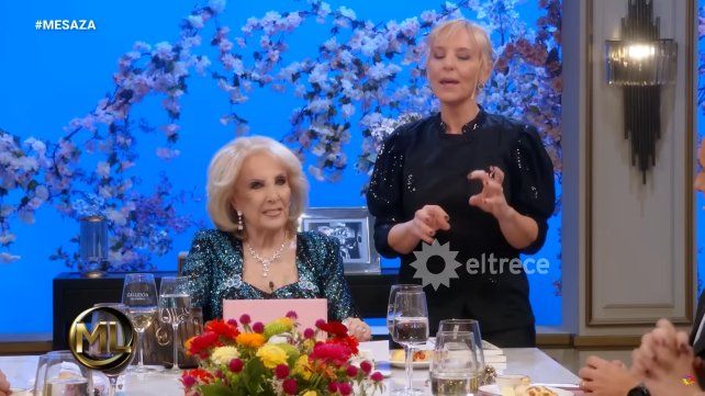 Mirtha Legrand sirvió empanadas en su mesa y defendió a Ricardo Darín tras la polémica
