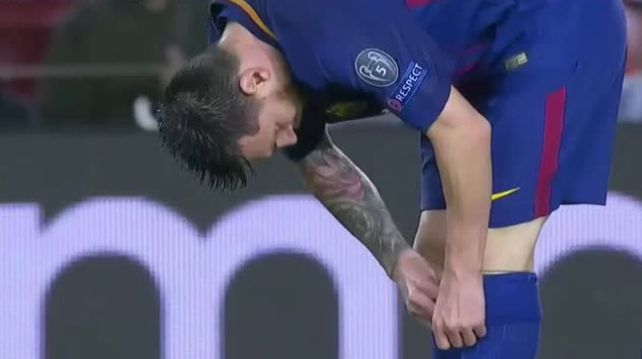 ¿Que comió Messi durante el partido?
