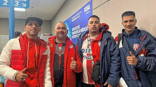 Los hinchas de Unión iniciaron su travesía rumbo a Chile