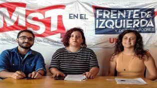 La izquierda definió a sus candidatos en una conferencia de prensa.