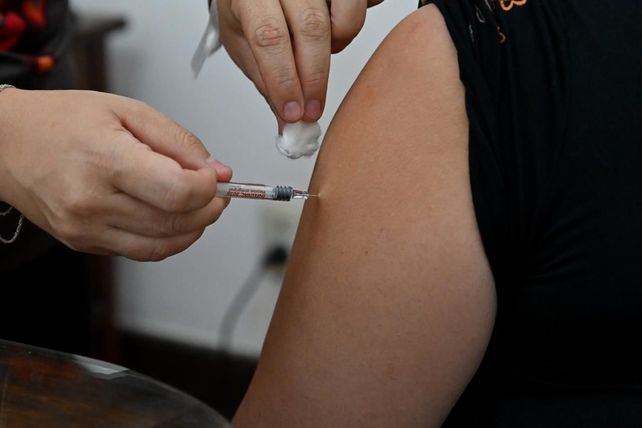 La vacuna antigripal se aplicó mayormente entre personas con factores de riesgo.