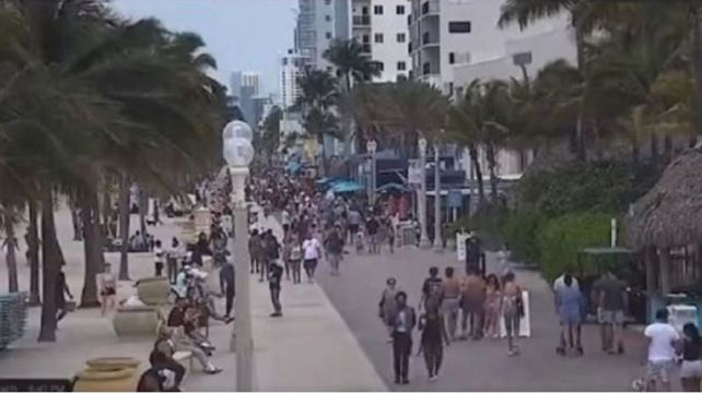 Feroz tiroteo en Florida. (Foto: captura de video)