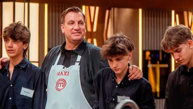 Maxi López y sus hijos
