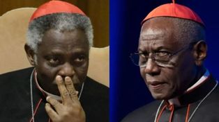 Turkson y Sarah son candidatos a reemplazar al Papa Francisco.