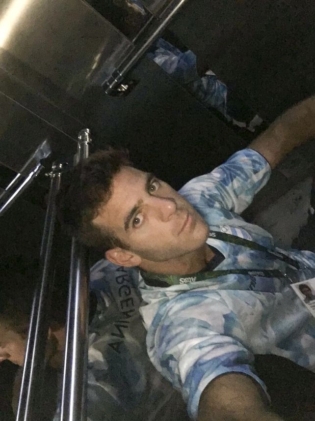 Del Potro arrancó de la peor manera el día del trascendental partido con Djokovic