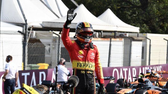 F1: Carlos Sainz hizo la pole para el Gran Premio de Italia