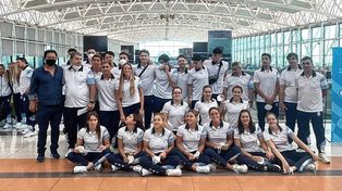 El equipo argentino de natación viajó a Colombia para el Panamericano a desarrollarse en Cali.