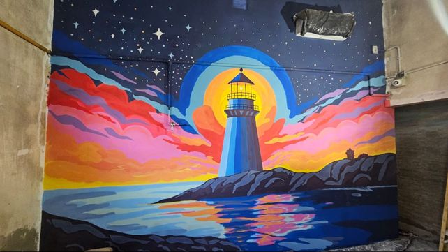 El arte que abraza: un grupo de muralistas transformó el nuevo refugio Sol de Noche
