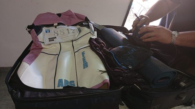 El costoso traje recuperado.