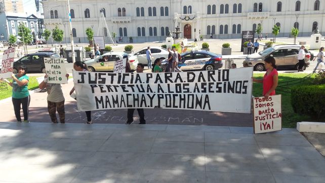 Familiares de Darío Romero reclamaron justicia en Tribunales