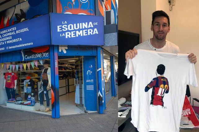 De La Esquina de la Remera al guardarropa de Messi