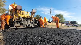 San Lorenzo completó la repavimentación de 32 cuadras en siete barrios
