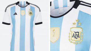 El lunes sale a la venta la camiseta de la Selección Argentina con tres estrellas. El precio, dónde se fabrica y el detalles que identifica que es la oficial&nbsp;