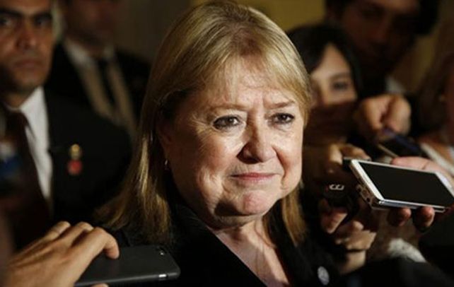 Más patria. La canciller destacó que el país suma de superficie el equivalente al 48 por ciento del territorio emergido.