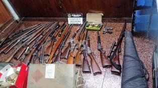 Entre pistola, revólver, escopetas y fusiles fueron secuestradas un total de 24 las armas.